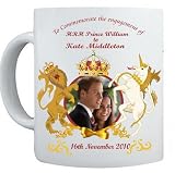 Prince William and Kate Middleton ENGAGEMENT Commemorative Coffee Mug Cup #4- 16th November 2010 - Ideal gift as a Collectors Item - Affordable Gift for your loved one! (RC-DIS-4E)