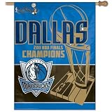 Dallas Mavericks NBA CHAMPIONS Banner/vertical flag 27" x 37"