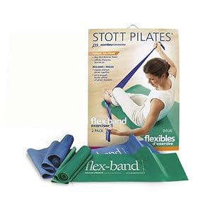 Stott Pilates Flex-Bands Gift Pack (Blue and Green)