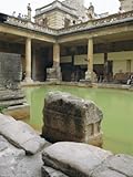 The Roman Baths, Bath, Avon, England, UK Stretched Canvas Poster Print by Fraser Hall, 24x32