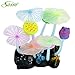 Saim Glowing Effect Artificial Lotus Flowers for Fish Tank Decorative Aquarium Ornament (2)