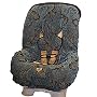 Baby Bella Maya Toddler Car Seat Cover in Couture CoCo Blue