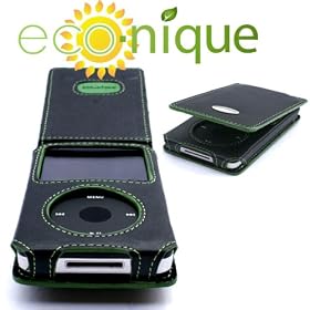 Eco-nique - Eco-Friendly - "Climate Neutral" - Premium Napa leather Cover Case - Ipod Video 30GB