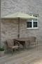 Terrace Mates Adena All-Weather Wicker in Coffee 7.5 Ft. Antique Beige Olefin Set (Antique Beige / Rich Coffee) (See Description)