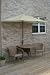 Antique Coffee Tables - TERRACE MATES 36" ADENA All Weather Wicker in Coffee Color 9 Ft. Antique Beige Olefin Set