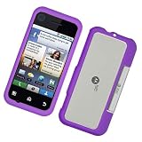 Motorola BACKFLIP MB300 Rubberized Protector Hard Case Purple