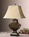 Amancio Table Lamp with Champagne Ractangle Shade