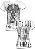 Sanctify Wings of Eagles Juniors Christian Dirty White Tee T-Shirt
