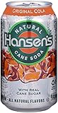 Hansen's Natural Cane Soda (Original Cola, 12-Ounce Cans, Pack of 24)