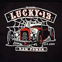 Lucky 13 Raw Power T-Shirt Rat Rod Tattoo Punk NEW