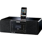 Sangean DDR-63 All-in-One Table Top with WiFi Internet, FM-RDS/Aux In/ CD/USB/iPod Cradle in Acoustically Designed Wooden Cabinet