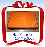  : MacBook 13' Hard Shell Case - ORANGE - Fits all versions of 13' MacBooks