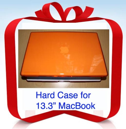MacBook 13" Hard Shell Case - ORANGE - Fits all versions of 13" MacBooks