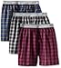 Fruit of the Loom Men'sExposed Waistband Woven Boxer(Pack of 3)