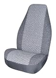 Allison 65-0526GRY Gray Super Tweed Universal Bucket Seat Cover - Pack of 2