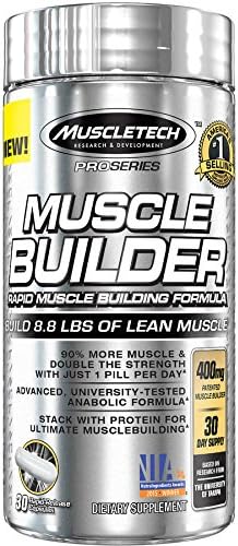 Advanced Muscle and Strength Building Formula, 30 Capsules/ 30 Days Supply