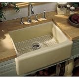 Alcott Apron Front Kitchen Sink Finish: Black Black