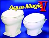 RV TOILET AQUA-MAGIC IVORY