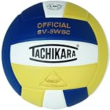  : Tachikara SV5WSC Sensi-Tec® Composite High Performance Volleyball (Navy/White/Vintage Gold)