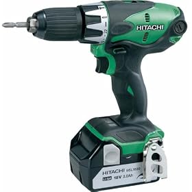 Hitachi DV18DSL 18V Combi Drill - 2 x 3.0Ah Lithium-Ion Slide On Batteries