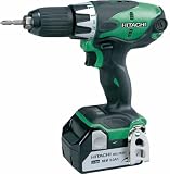 Hitachi DV18DSL 18V Combi Drill - 2 x 3.0Ah Lithium-Ion Slide On Batteries