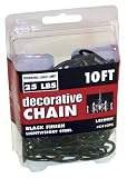  : Crawford-Lehigh C410PK 10-Foot Decorative Chain, Black