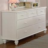 Westfield Dresser, 31.5"Hx55"Wx18", ANTIQUE WHITE