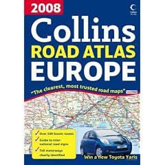 2008 Collins Road Atlas Europe (International Road Atlases)