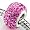 Pugster Pink October Birthstone Bead Fits Pandora Chamilia Biagi Beads Charms Bracelet