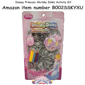 Amazon.com: Disney Princess Shrinky Dinks Activity Kit: Toys &amp; Games