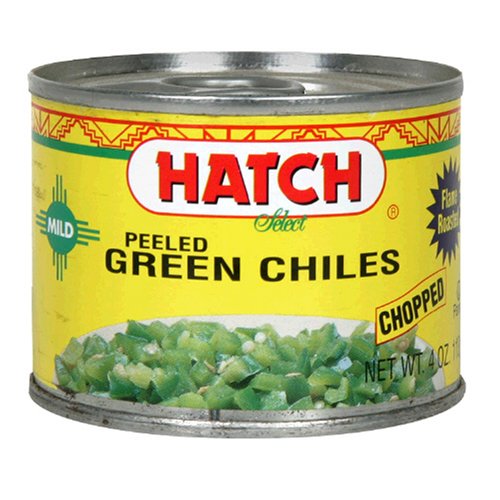 Buy Hatch Chopped Green Chiles, Mild, 4-Ounce Cans (Pack of 24)