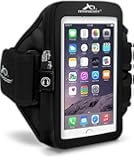 iPhone 6 armband by Armpocket&reg;. The Xtreme i-30 model also fits Samsung Galaxy S3/S4 or phones in Otterbox cases up to 5.5 inches. Black, Medium Strap