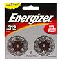 Energizer Zinc Air Hearing Aid, Size 312, 16 pack (2 convenient 8 packs)