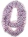 Caramel Cantina Soft Chevron Sheer Infinity Scarf