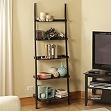 UPC 095285408979 product image for Convenience Concepts 8043391-BL American Heritage Bookshelf Ladder, Black | upcitemdb.com