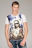 Elvis Jesus Karaoke Returns Wind Chimes T-Shirt