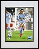 Christian Gomez 2008 Action Double Matted 8 x 10 Photograph In Black Anodized Aluminum Frame