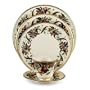 Lenox Holiday Tartan Gold Banded Ivory China 20-Piece Dinnerware Set, Service for 4