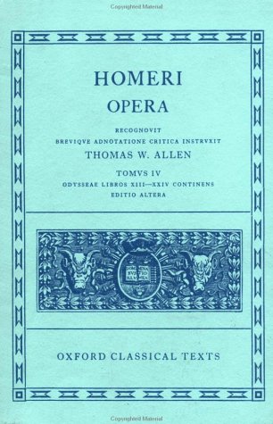 City Travel Guides Discounted  Books : Homer: v.4: Odyssey Vol 4 (Oxford Classical Texts)
