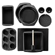 Silicone Solutions 10-pc. Bake-and-Serve Set - Black