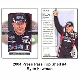 Press Pass Top Shelf '04 Ryan Newman Card