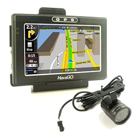 Navsgo GO433RV 4.3inch on dash car GPS with Bluetooth & Wireless backup camera systm 3D building USA/Canada maps Teet-to-speech voice guide MP3 MP4