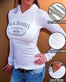 JACK DANIELS HOODY FOR WOMEN - JACK DANIELS THERMAL LONG SLEEVE HOODY FOR JUNIORS - CALIFORNIA STYLE *BEST DEAL!*