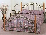 Beaumont Queen Size Bed Frame With Wrought Iron