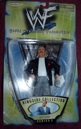 WWE Action Figure-WWE ERROR Sgt. Slaughter on Jim Ross Card WWF Wrestling Figure by Jakks-Jakks WWE Action Figure