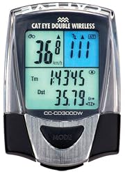 Cateye CD300DW Double Wireless Cadence Bicycle Computer