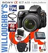 Sony Alpha DSLR-SLT-A55 16.2MP Digital Camera with Sony SAL1855 18-55mm f/3.5-5.6 DT AF Zoom Lens + 14Pc Starter Pack # 2