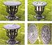 CAST IRON CANDLE HOLDER/ PLANTER/ SUNDIAL STAND