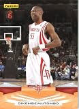 2009 /10 Panini NBA Basketball Card # 167 Dikembe Mutombo Houston Rockets Mint Condition- Shipped In A Protective ScrewDown Display Case!