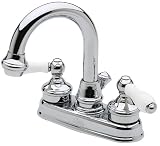 Price Pfister Savannah Double-Handle Centerset Lavatory Faucet with Porcelain Handles, Chrome #8H3-80PC